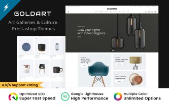 Goldart Art Crafts and Exhibition Gallery PrestaShop Theme