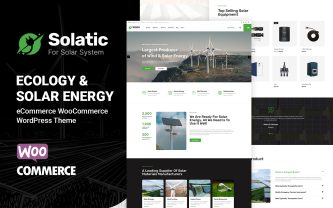 Solatic Solars Energy, Wind and Powers WooCommerce Theme