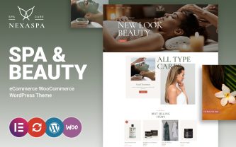 Nexaspa Spa, Cosmetics and Beautys WooCommerce Theme