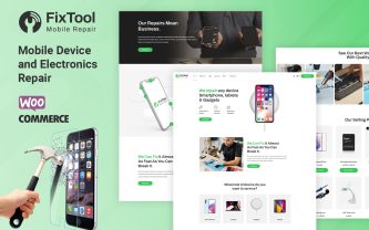 Fixtools Electronics, Mobiles and Repair Services WooCommerce Theme