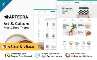 Artecra Art Culture Decor and Handicrafts Prestashop Theme