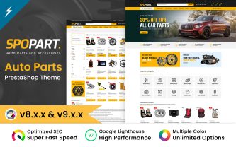 Spopart Auto Part and Machine Tool PrestaShop Theme