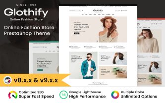 Glothi fy Fashions and Apparel PrestaShop Theme