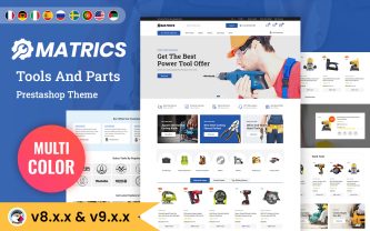 Matrecs Power Tools and Equipment PrestaShop Theme