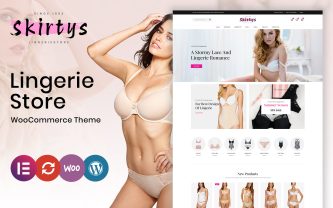 Skirtys Lingeries and Adults Store Elementor WooCommerce Theme