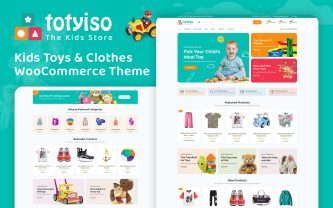 Totyiso Kids Toys and Clothes Store Elementor WooCommerce Theme