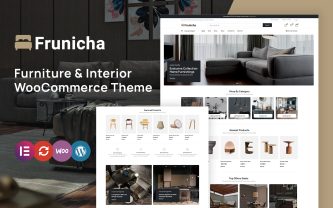 Frunicha Furnitures & Interiors Designing WooCommerce Theme