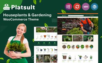 Plat sult Landscaping, Gardening & Flowers WooCommerce Theme