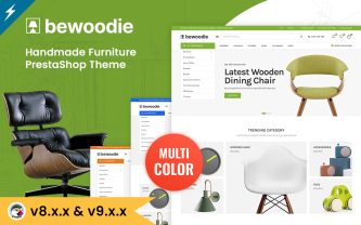 Bewoodie Furniture and Handicrafts PrestaShop Theme