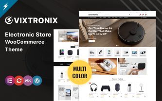 Vixtronix Electranics Store WooCommerce Theme
