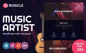Musicle Musicls WordPress Theme