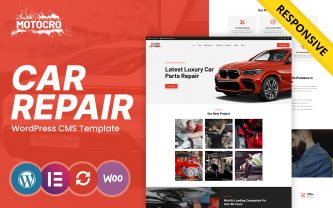 Motocro Cars Services & Auto Mechanics WordPress Theme