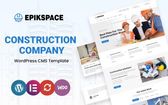 Epikspace Industray & Construction WordPress Theme