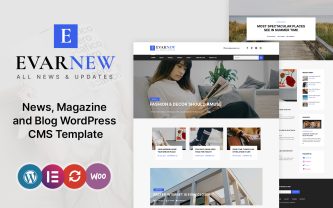 Evar New News Magazine WordPress Theme