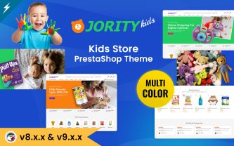 Jority Kids, Baby Food and Kid Toys PrestaShop Theme