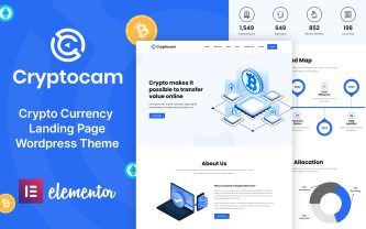 Crypto Cam Cryptos Currency and Finance WordPress Theme