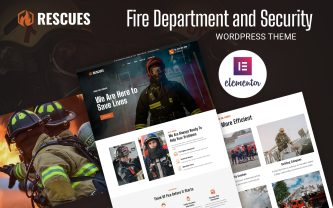 Rescues Fire Departmant & Security Business WordPress Theme