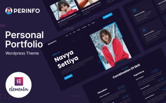 Perinfo Personala Portafolio WordPress Theme