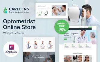 Carelens Optometrista and Eyes Cares WordPress Theme