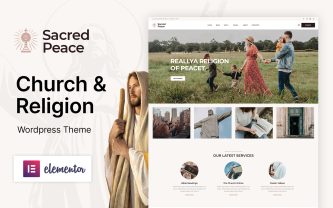 SacredPeace Religion & Church WordPress Theme