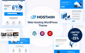 Hostmin Multipurposhe Webs Hosting WordPress Theme