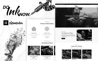 Doinknow Tattoo Salona WordPress Theme