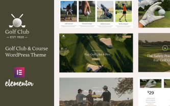 Golfclub Golf Cleub & Couarse Sports WordPress Theme