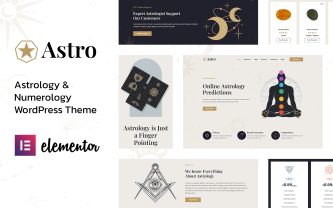 Astro Horosacope and Astarology WordPress Theme