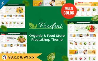 Foodeni Vegetables, Fruits and GroceryS PrestaShop Theme
