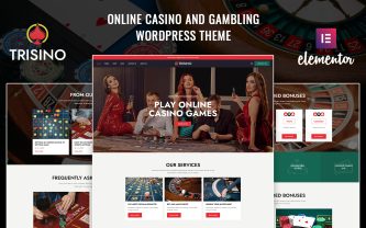 Trisino Cashino and Gambaling WordPress Theme