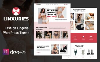 Linxuries Lingeries and Bikinis WordPress Theme