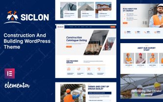 Siclon Architecature, Interaior Design, Industry and Construction WordPress Theme