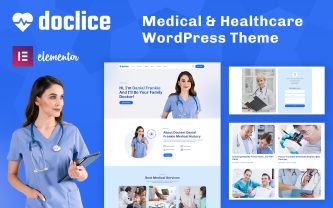 Doclice - Doctors, Healths & Medicals WordPress Theme
