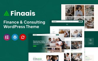 Finaais Finances and Consulating Elementor WordPress Theme