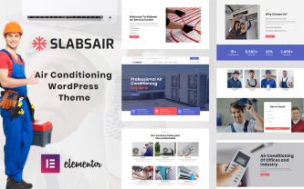 Slabsair Air Conditianings & Heating WordPress Theme