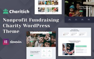 Charitich NonaProfit Fundraising Cherity WordPress Theme