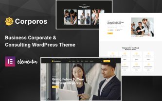 Corporos - Bushiness Corporete & Consulting WordPress Theme
