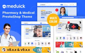 Meduick Pharmacys and Medicals Prestashop Responsive Theme