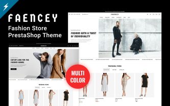 Faencey Fashions and Clothings Store Prestashop Theme