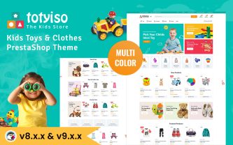 Totyiso Kids Toys and Kid Clothes Store Prestashop Theme