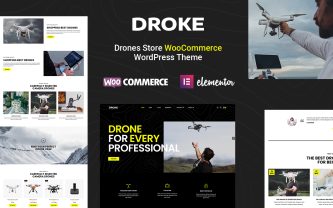 Droke Singles Product, Drones and Cameras WooCommerce Theme