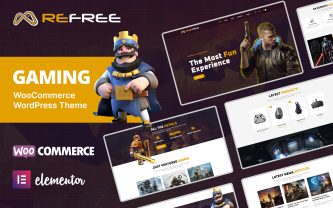 Refree Games and Esports WooCommerce Theme