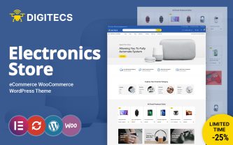 Digi Tecs Electronics and Mobiles WooCommerce Theme