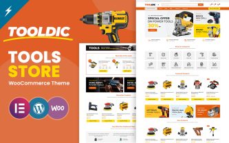 Tooldic Powers Equipments Tools and Autos Parts WooCommerce Theme