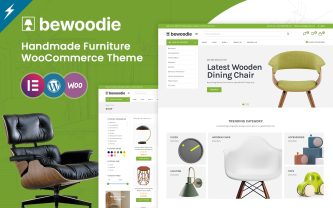 Bewoodie Furnitures, Decors and Handicrafts Store WooCommerce Elementor Theme