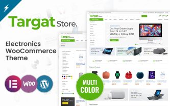Targat Electronics and Megas Shop Elementor WooCommerce Theme