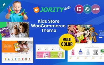 Jority Kids Store, Babys Foods and Toys Store WooCommerce Theme