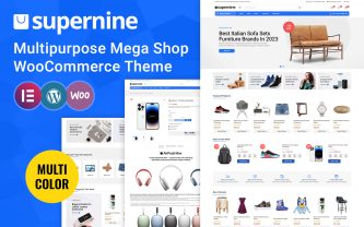 Supernine Multipurposes Megas Shop WooCommerce Theme