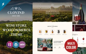 Clovind Wines, Liquors Store and Vineyards WooCommerce Theme