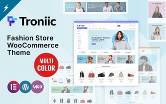 Troniic Fashiona and Clothesa Store WooCommerce Theme